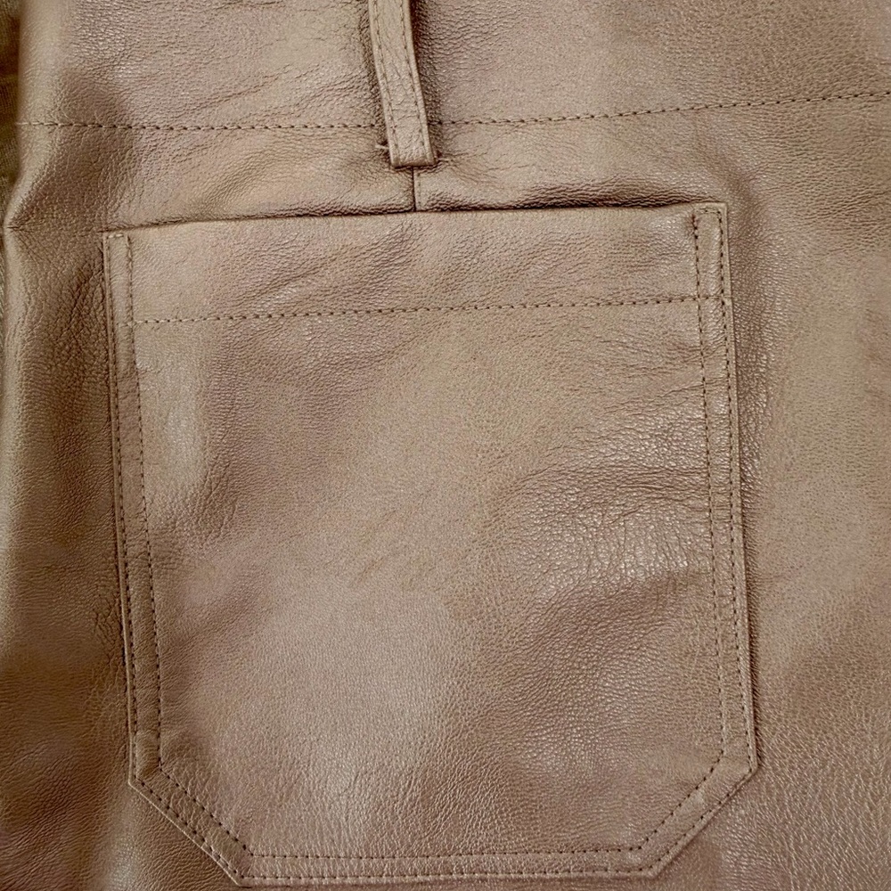 Maeve Metallic Rose Wide-Leg Pants - Picture 8 of 9